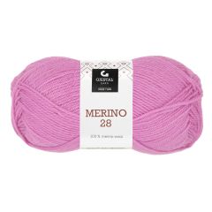 Merino 28 50gr garnnøste 119 - Fuksia