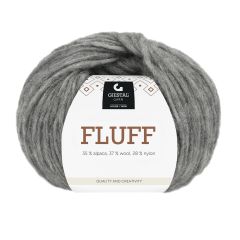 Fluff 50gr garnnøste 403 - Grå