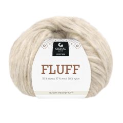Fluff 50gr garnnøste 404 - Lys beige
