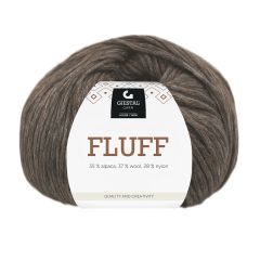 Fluff 50gr garnnøste 405 - Brun