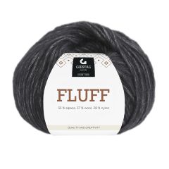 Fluff 50gr garnnøste 406 - Sort
