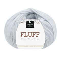Fluff 50gr garnnøste 407 - Lys blå