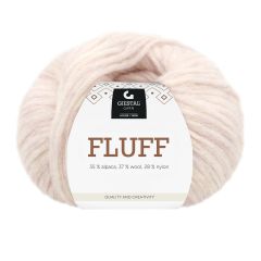 Fluff 50gr garnnøste 413 - Lys rosa