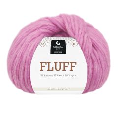 Fluff 50gr garnnøste 415 - Fuksia
