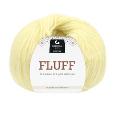 Fluff 50gr garnnøste 424 Lys Gul