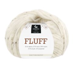 Fluff 50gr garnnøste 425 Beige Dots