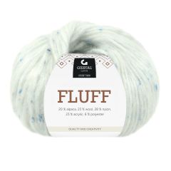 Fluff 50gr garnnøste 427 Blå Dots