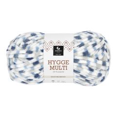 Hygge Multi 100gr garnnøste 6401 - Blå/grå dots