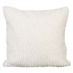 Putetrekk Fluffy pastell 45x45 Hvit