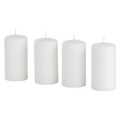 Kubbelys 4pk 6,8x13cm Hvit