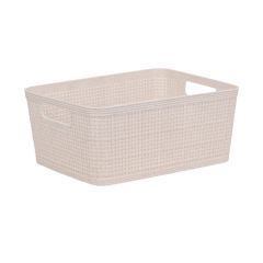 Plaskurv 2pk t 24,5x19cm Eline Krem