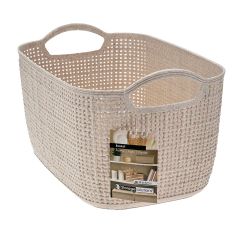 Plaskurv  30x20x17cm Eline Krem