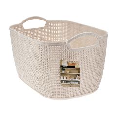 Plaskurv t35x29x13cm Eline Krem