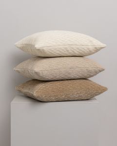 Putetrekk Monokrom Velour 45x45 Lys beige