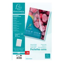 Plastomslag EXACOMPTA A4 120my 10stk Plastomslag EXACOMPTA A4 120my 10stk