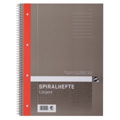 Spiralhefte EMO A4 70g 80 blad linjer Spiralhefte EMO A4 70g 80 blad linjer
