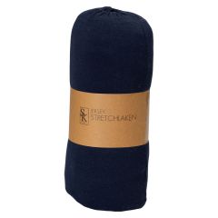 Jersey strechlaken 160x200 Marine
