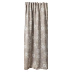 Gardin 130x220cm Blackout Flora - Lys beige