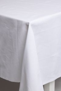 Bomullsduk 140x260cm Hvit
