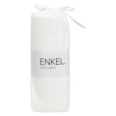 Flatt bomullslaken 240x260cm Hvit