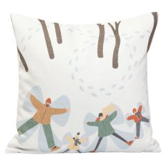 Putetrekk 45x45 Les Carroz Lyseblå