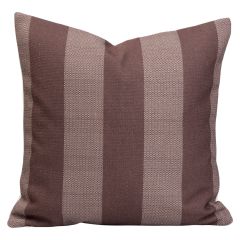 Putetrekk 45x45 Monokrom Striper Burgunder
