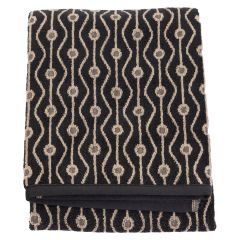 Håndkle 50x70 Castelo Sort-beige