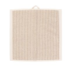 Vaskeklut 30x30 Viana Hvit-beige
