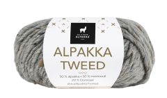 Alpakka Tweed 101 Grå