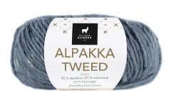 Alpakka Tweed 104 Blå