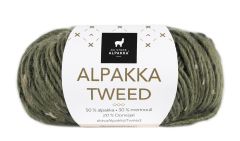 Alpakka Tweed 110 Oliven