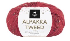 Alpakka Tweed 120 Rød