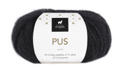 Pus garn 4017 Svart
