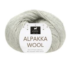 Alpakka Wool 577 Antikkgrå Melert 