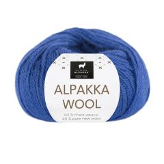 Alpakka Wool 578 Kongeblå