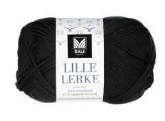 Lille Lerke garnnøste - 8107 Svart