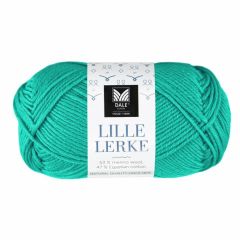 Lille Lerke garnnøste Tropisk blå