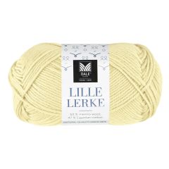 Lille Lerke garnnøste 8177 Lys gul