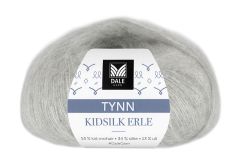 Tynn Kidsilk Erle 4002 Lys grå melert