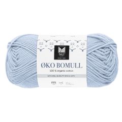 Økologisk Bomull 309 Lys blå