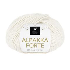 Alpakka Forte Hvit 717