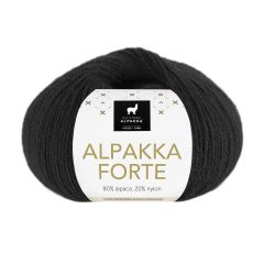 Alpakka Forte Svart 733