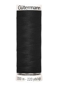 Gutermann sytråd 200m svart