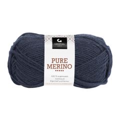 Pure Merino superwash 50gr garnnøste 129-Indigoblå