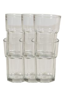Vannglass 11,5cm 6pk klar
