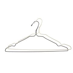 Day kleshengere i metall 8pk hvit/sort