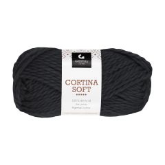 Gjestal Cortina Soft garnnøste 701-svart