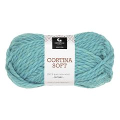 Cortina Soft 50gr garnnøste 815-Turkis Melert