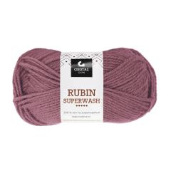 Gjestal Garn Rubin Superwash garnnøste 435-mørk rose