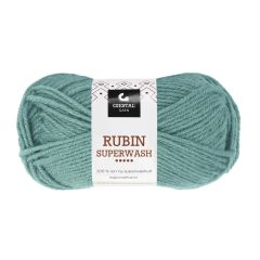 Gjestal Garn Rubin Superwash garnnøste 436-blågrønn
